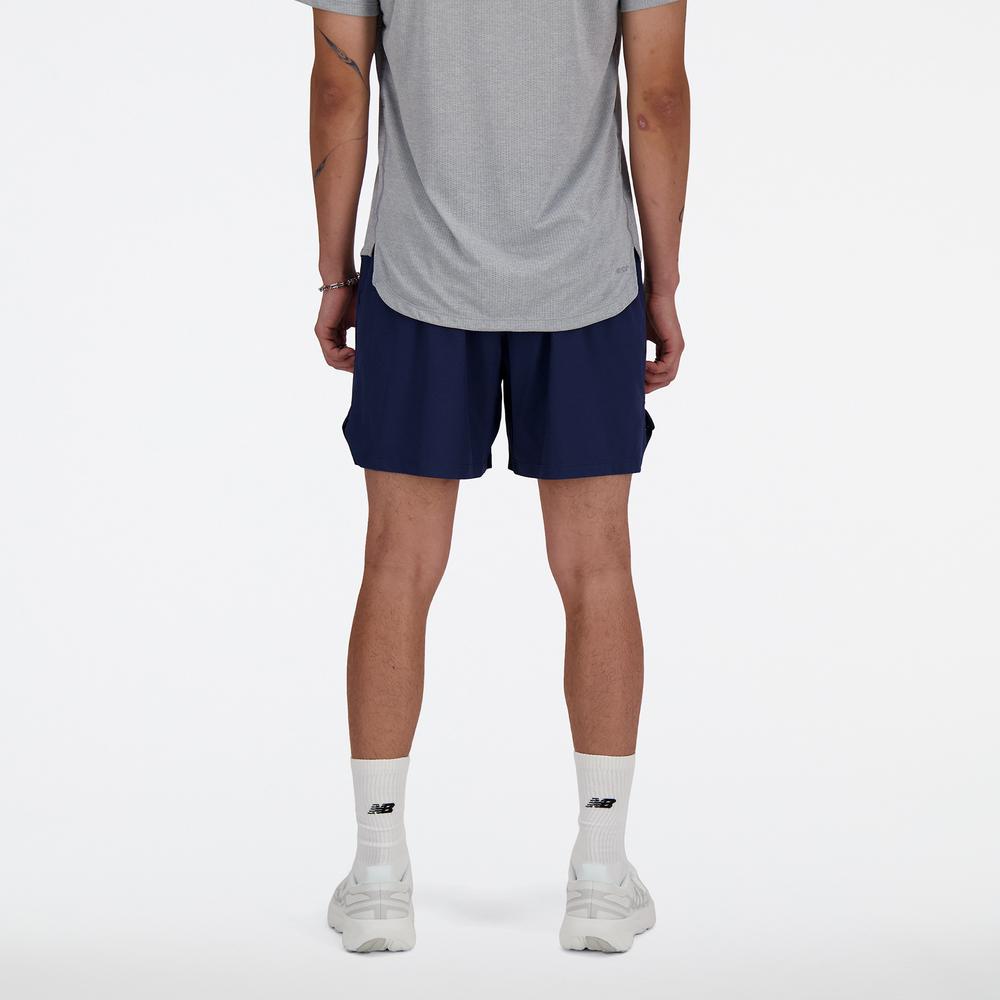 Spodenki męskie New Balance MS41283NNY - granatowe