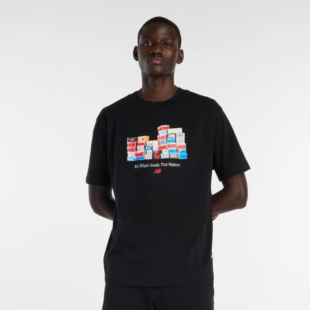 Koszulka męska New Balance MT61H0DXBK  - czarna