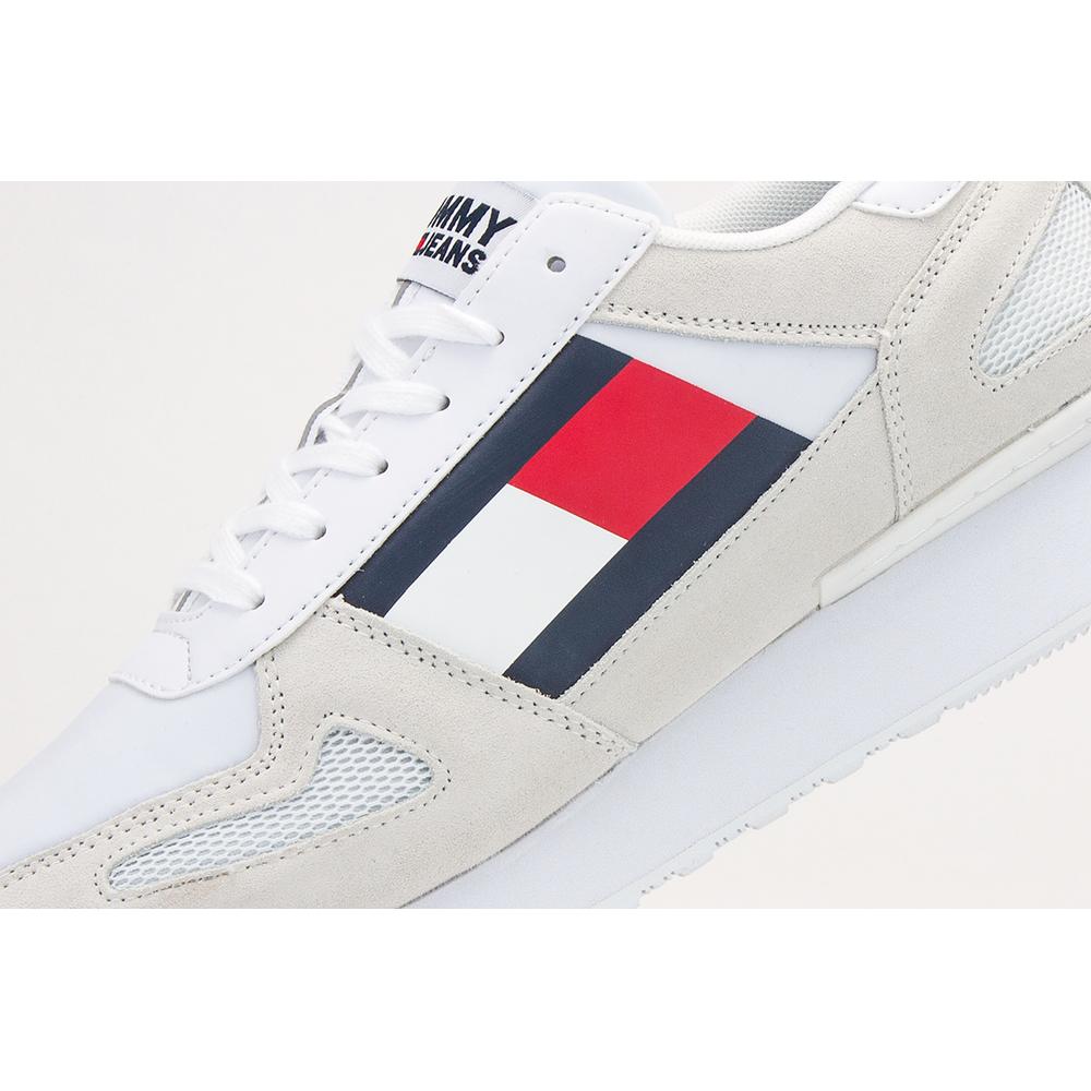 TOMMY HILFIGER COLOUR-BLOCKED TRAINERS > EM0EM00410-YBS