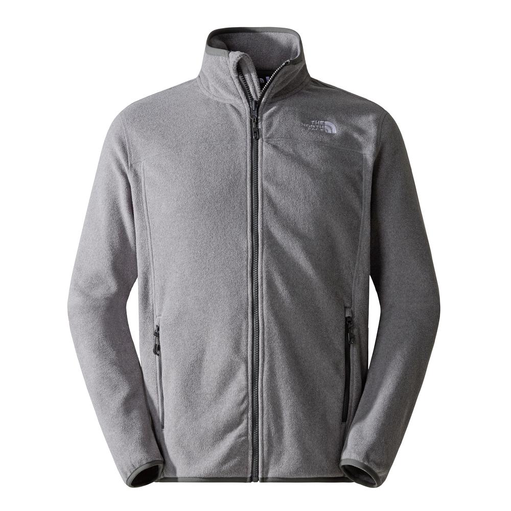 Bluza The North Face 100 Glacier Full-Zip Fleece 0A855XDYY1 - szare