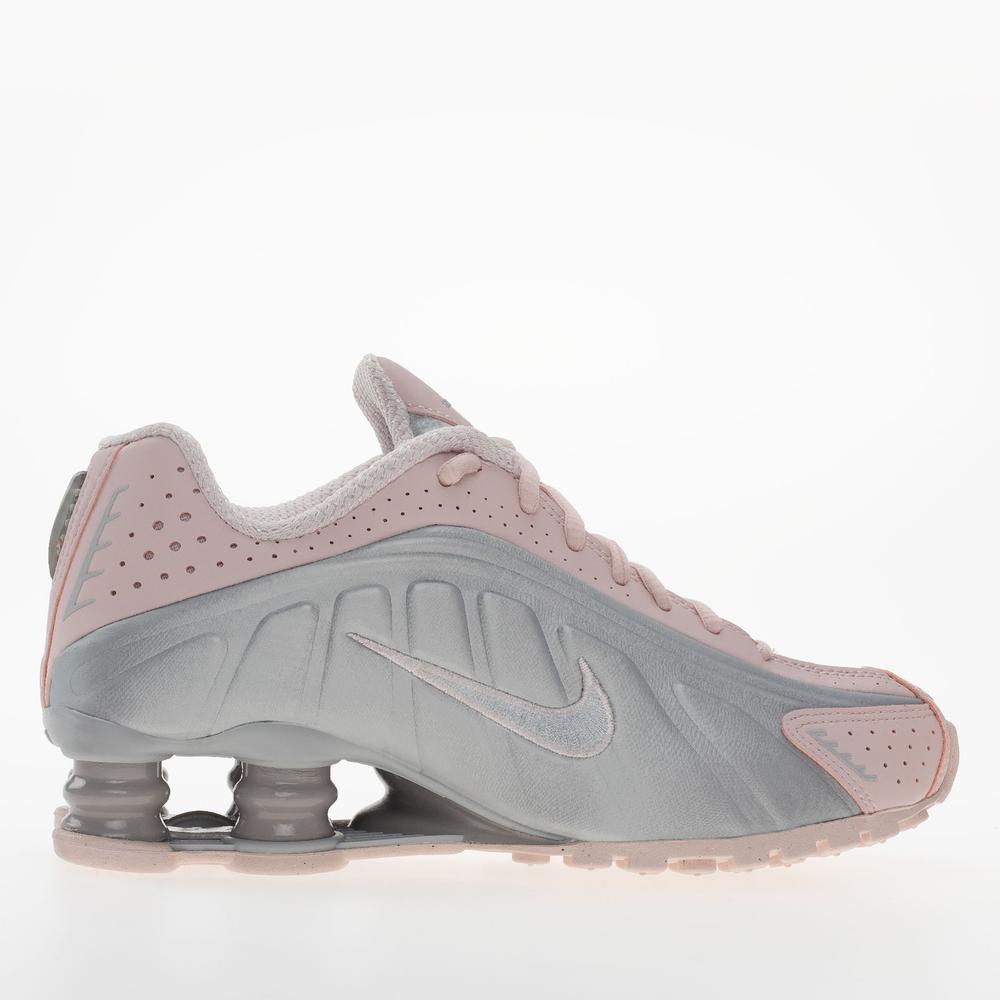 Buty damskie Nike Shox R4 AR3565-600 - różowo-szare