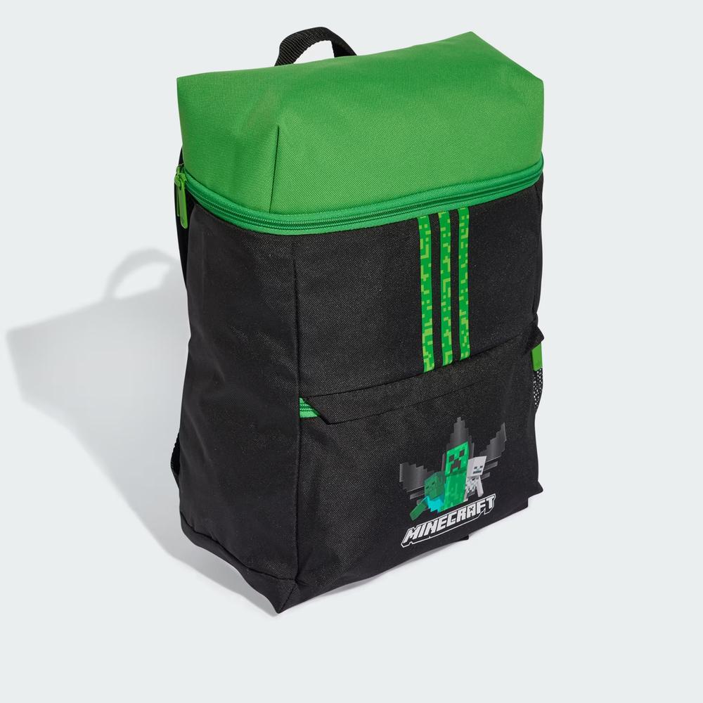Plecak dziecięcy adidas Originals X Minecraft Teen Kids JW2943 - czarno-zielony