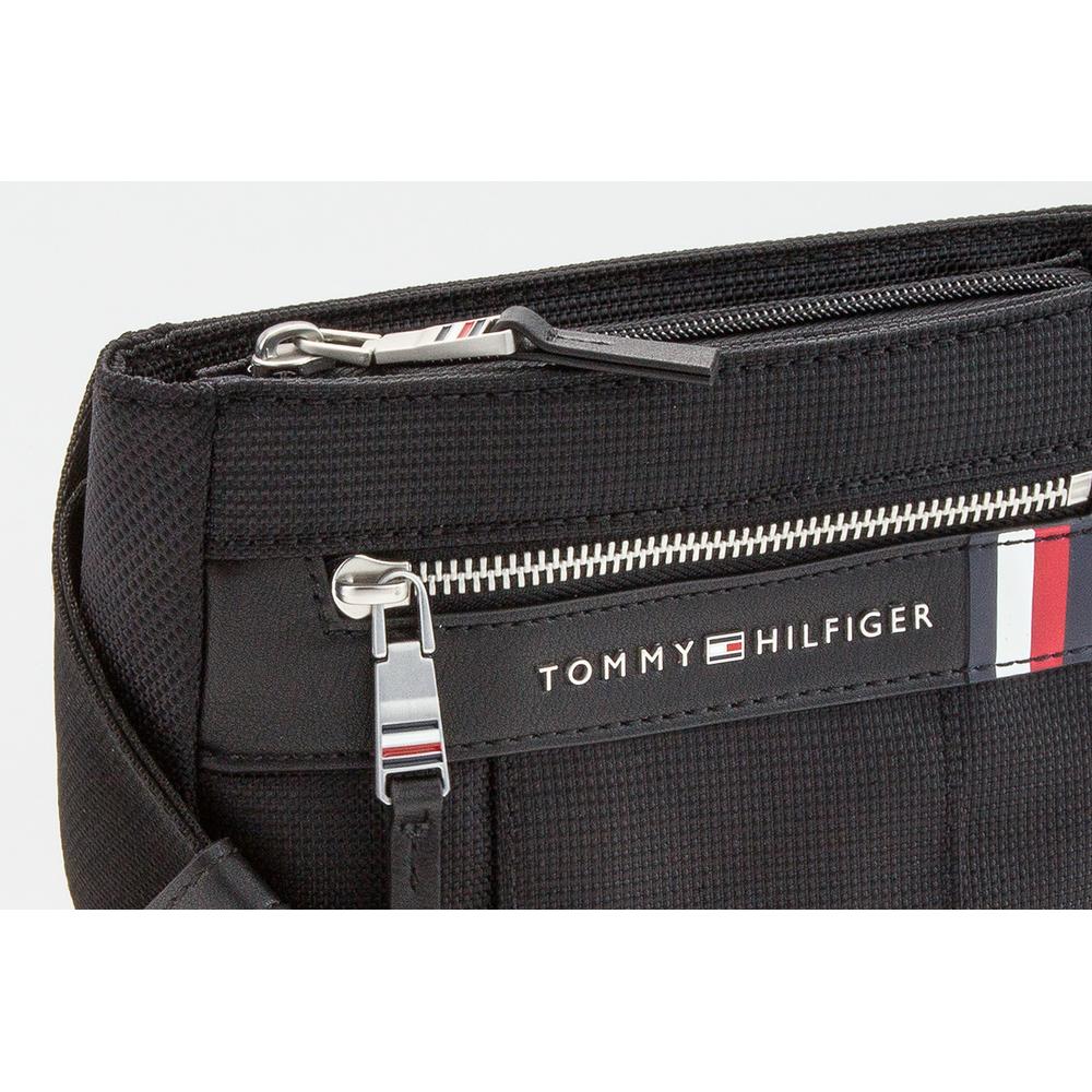 TOMMY HILFIGER ELEVATED NYLON MINI CROSSOVER > AM0AM05811-BDS