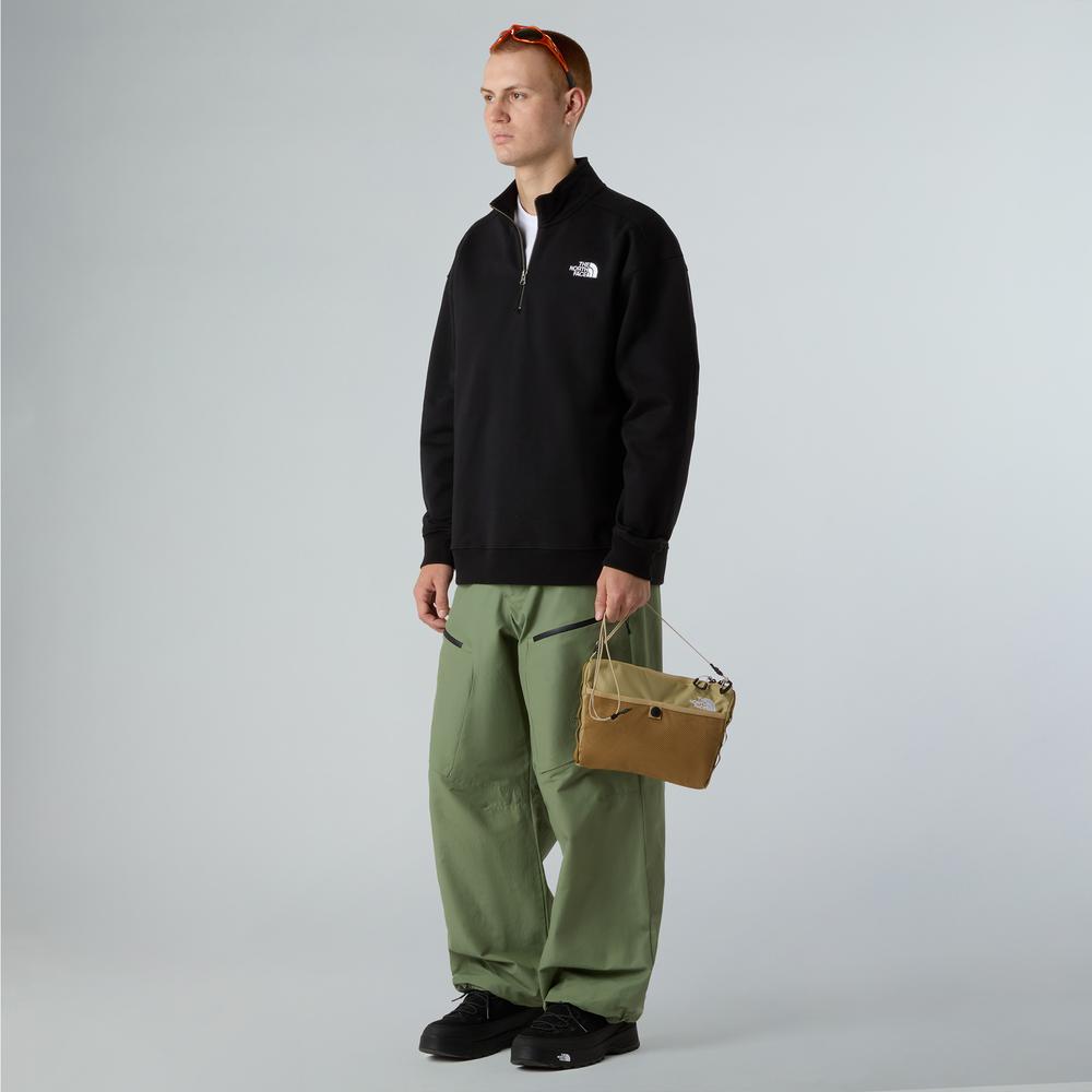 Bluza męska The North Face Oversize 1/4 Zip Crew 0A8F24JK31 - czarna
