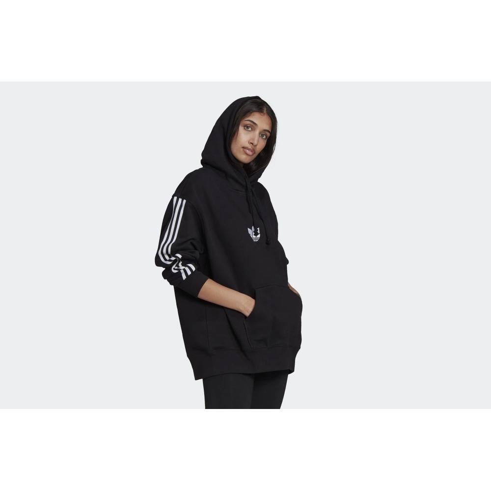 adidas LOUNGEWEAR Adicolor 3D Trefoil Oversize Hoodie > GN2931