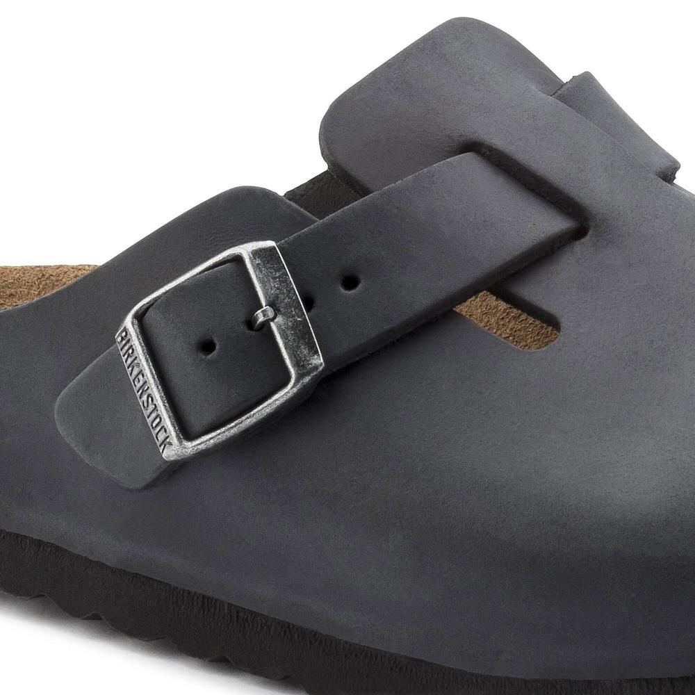 Klapki unisex Birkenstock Boston 59461 - czarne
