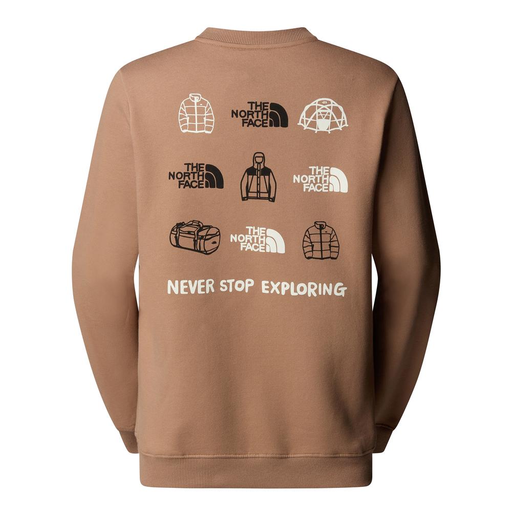 Bluza damska The North Face Outdoor 0A8C246IH1 - brązowa