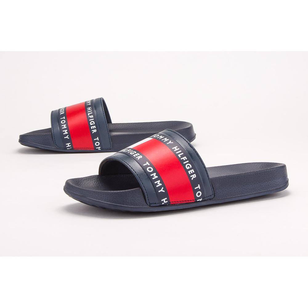 TOMMY HILFIGER FLAG POOL SLIDE > T3B0-30758-0905800