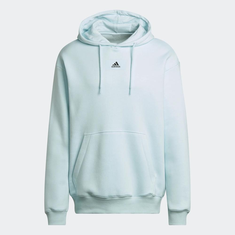 Bluza adidas Essentials Feelvivid Cotton Fleece Drop Shoulder Hoodie HK2826 - niebieska