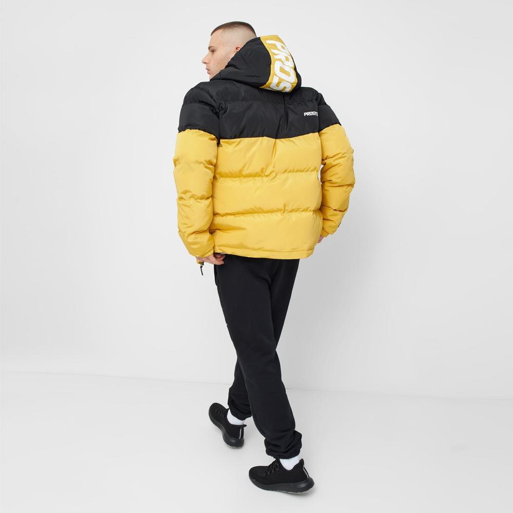 Kurtka Prosto Klasyk Winter Adament KL222MOUT1015 - żółto-czarna