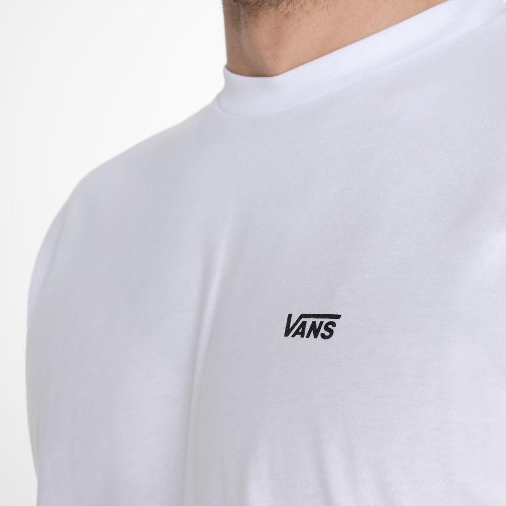 Koszulka Vans Left Chest Logo VN0A3CZEYB21 - biała