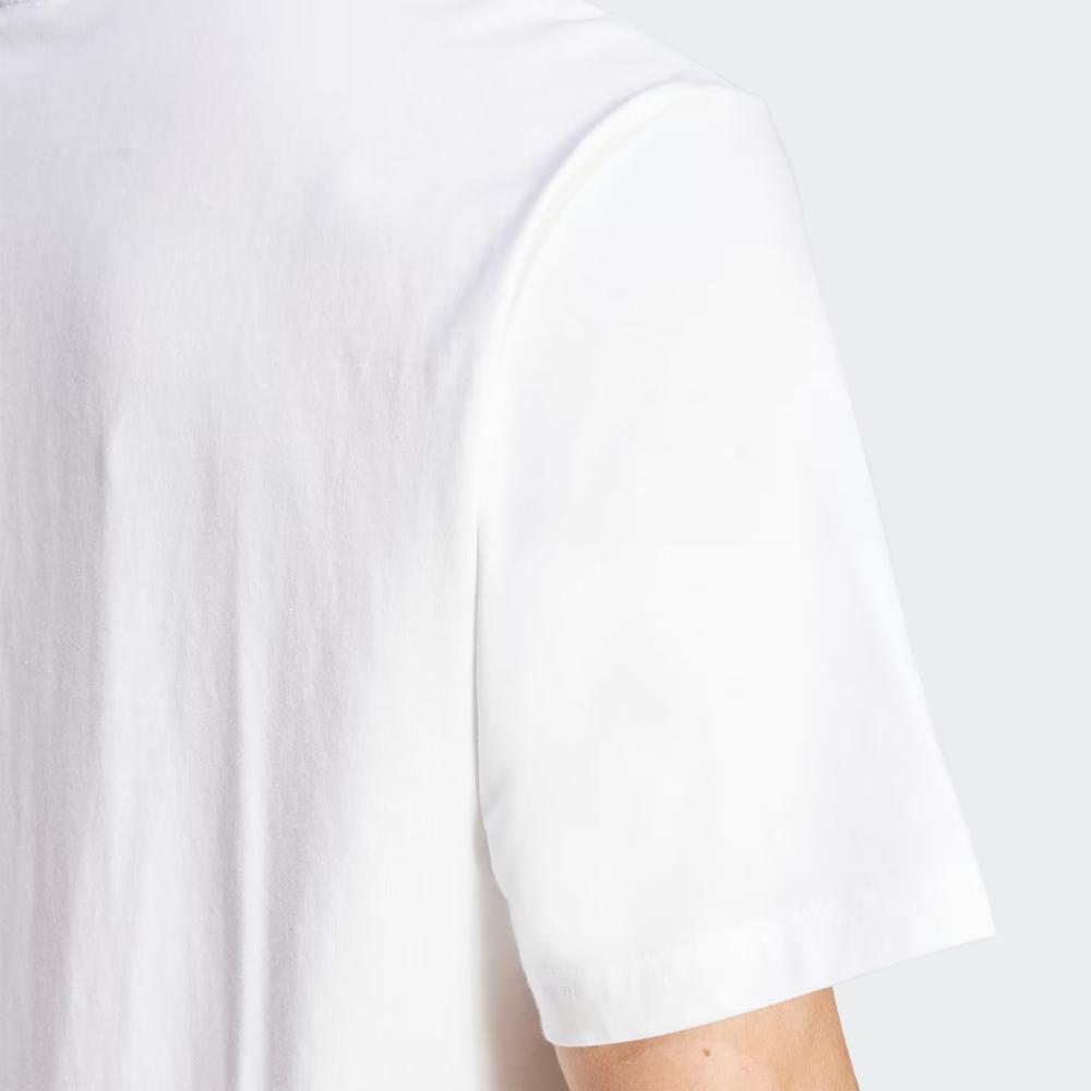 Koszulka męska adidas Sportswear Essentials Linear Single JE9000 - biała