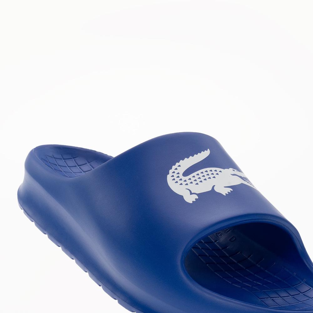 Klapki Lacoste Serve Slide 2.0 749CMA0024-221 - niebieskie