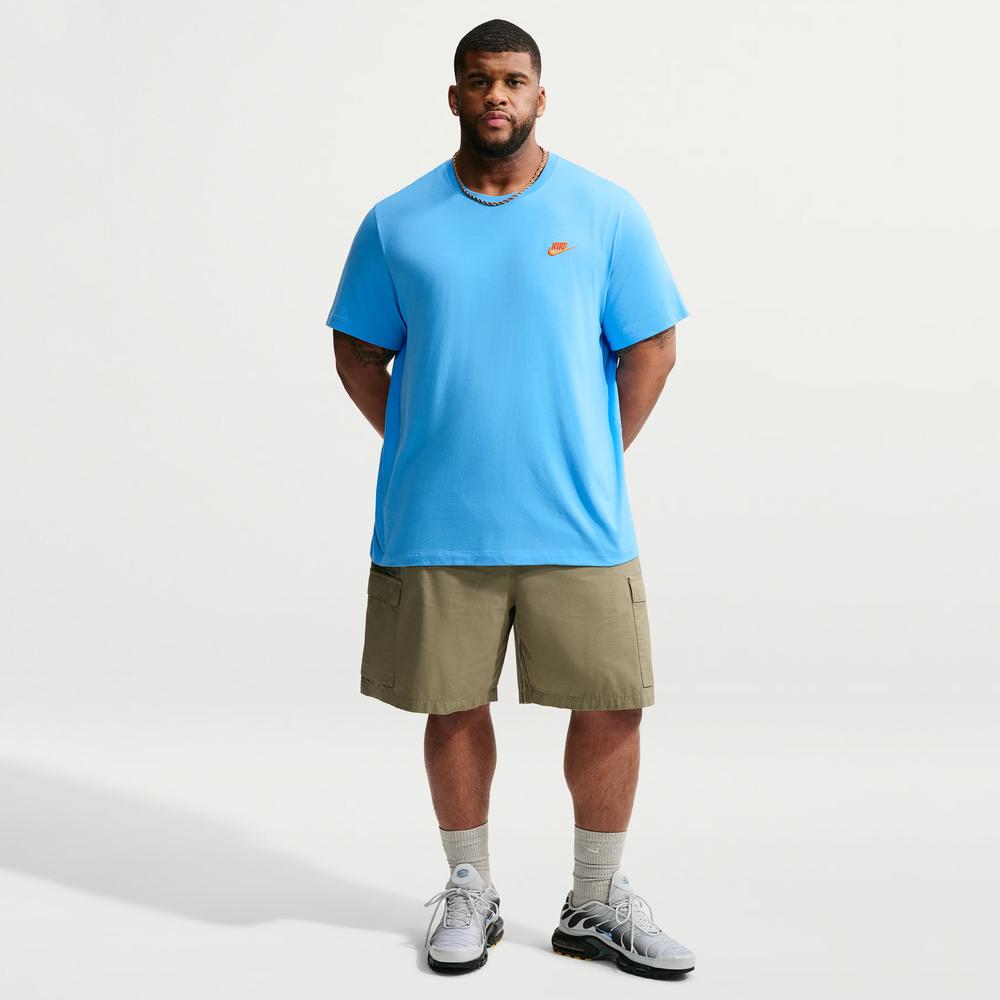 Koszulka męska Nike Sportswear Club AR4997-497 - niebieska