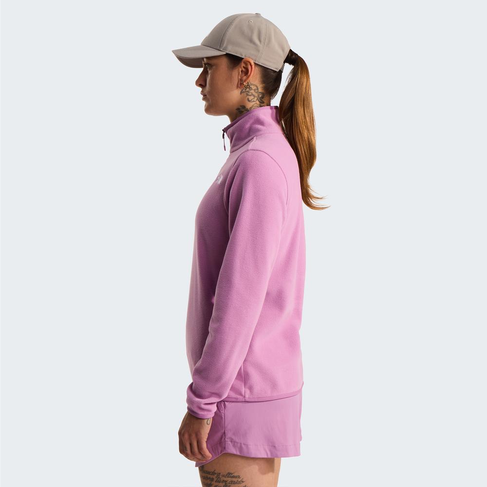 Bluza damska The North Face Glacier 1/4 Zip Fleece 0A8D2JG6E1 - różowa