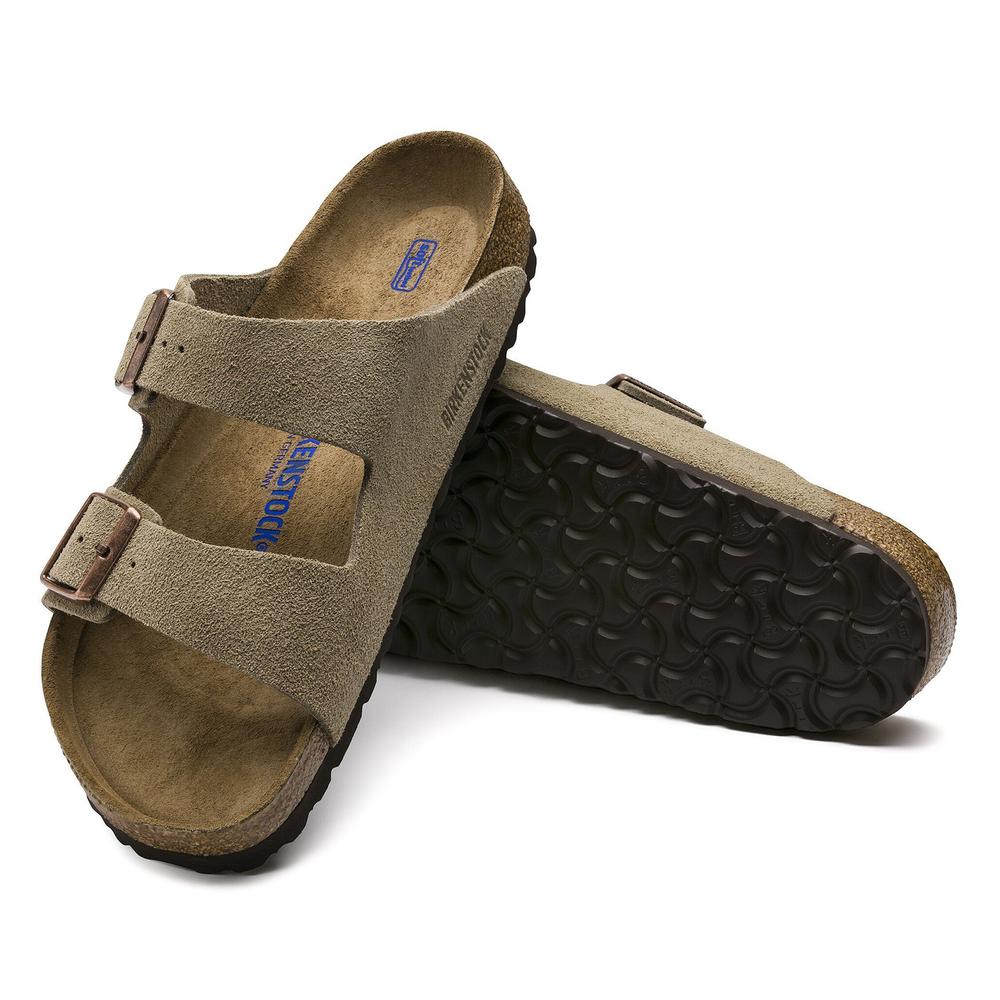 Klapki męskie Birkenstock Arizona 951301 - brązowe