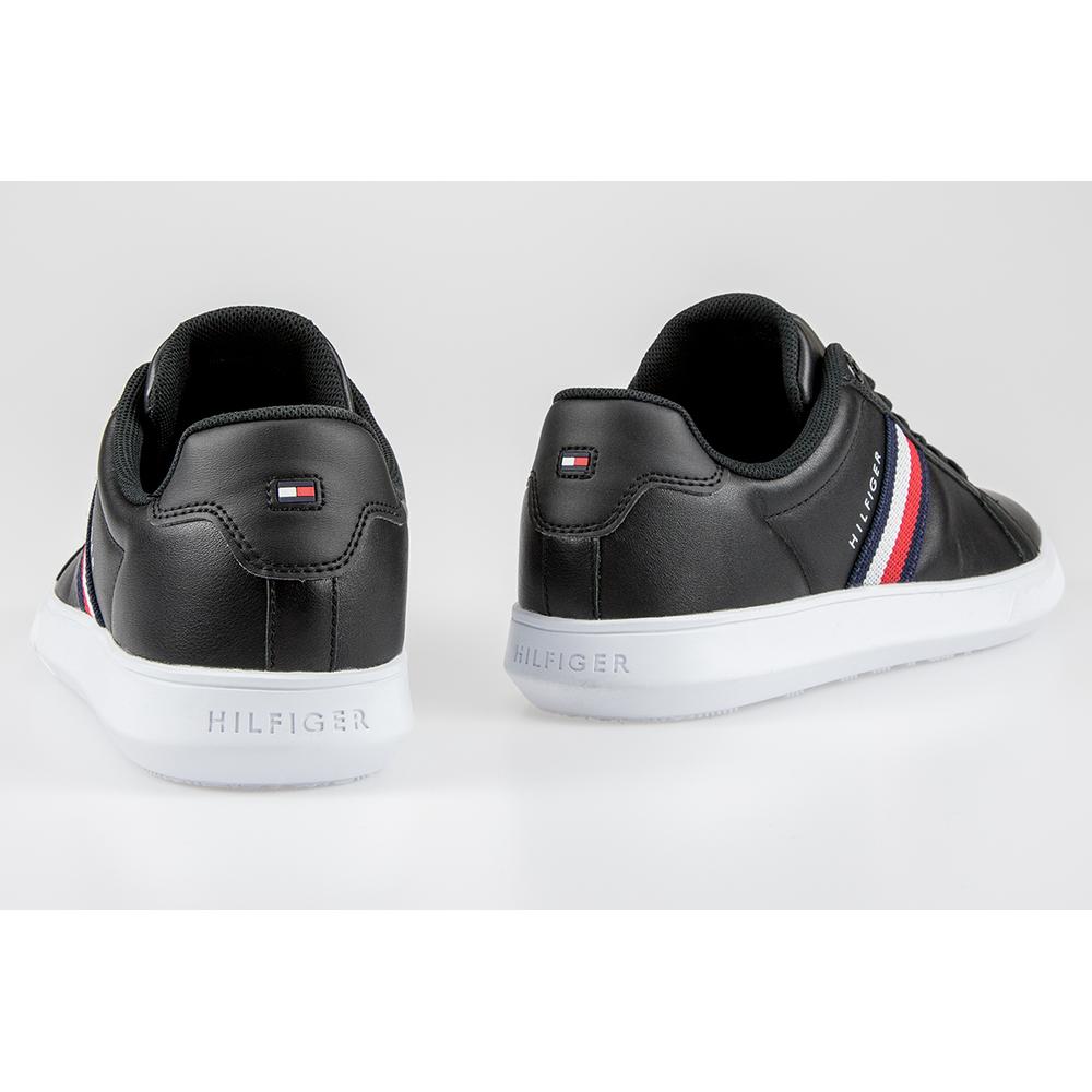 Tommy Hilfiger Essential Leather Cupsole Trainers > FM0FM03424-BDS