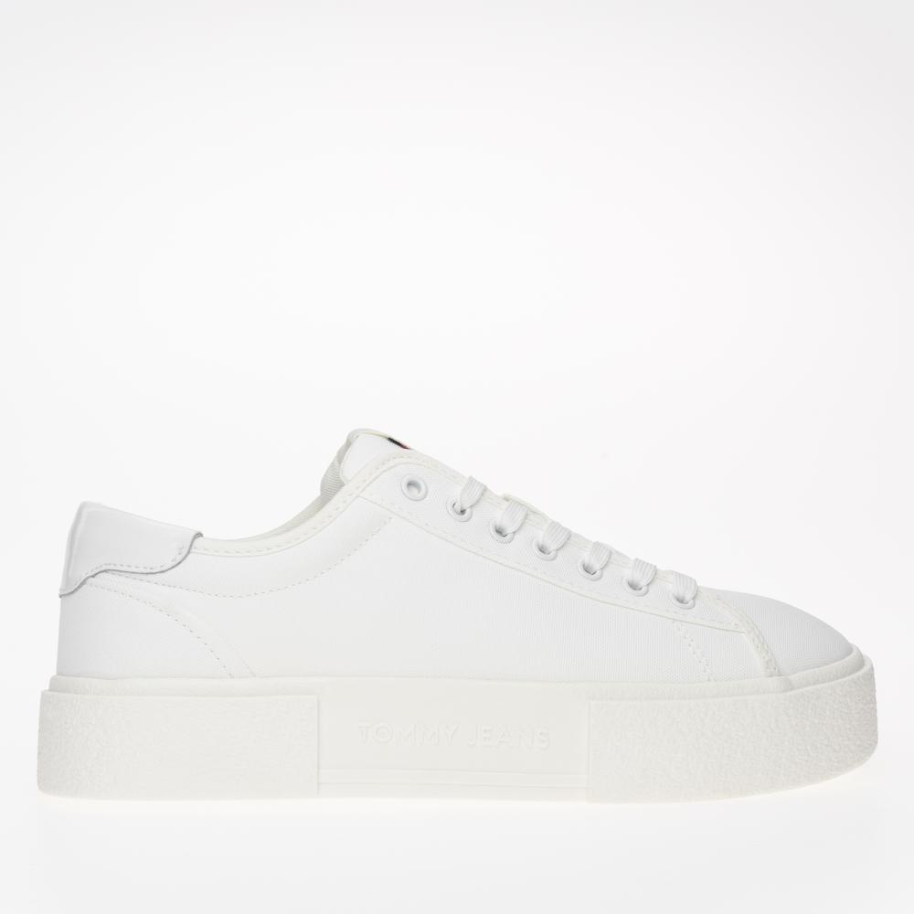 Buty Tommy Jeans Floxing Flatform EN0EN02480-YBL - białe