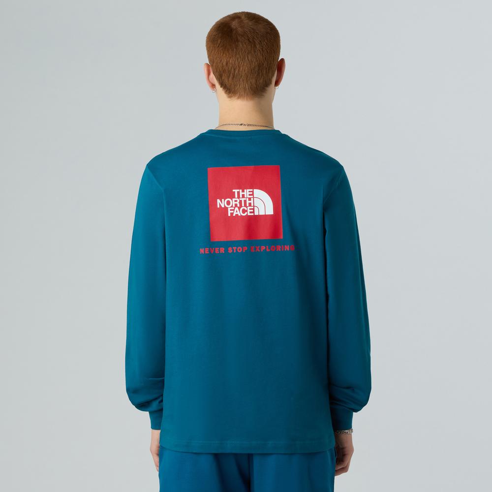 Koszulka męska The North Face Redbox 0A87NNF9T1 - niebieska