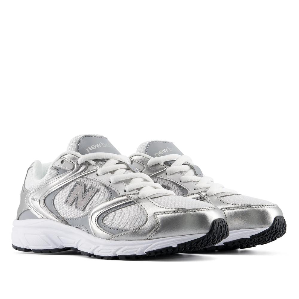 Buty młodzieżowe New Balance G4081NJ - srebrne