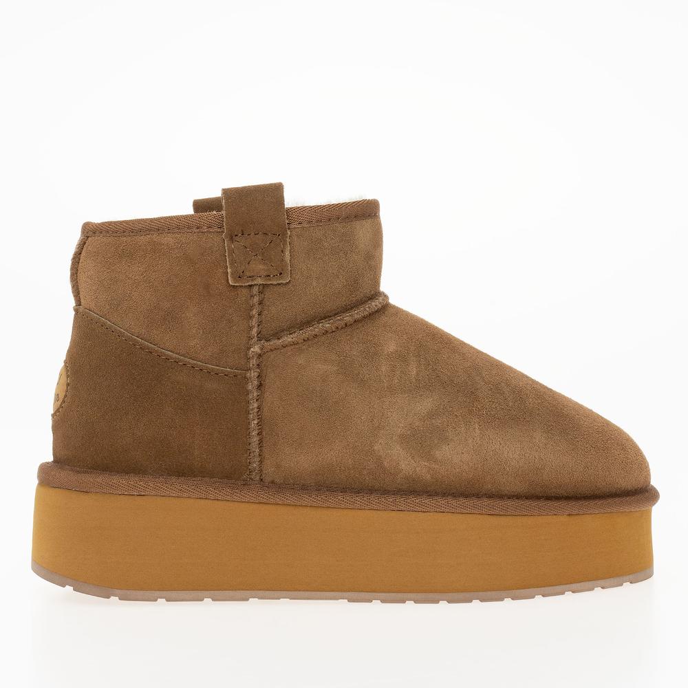 Buty Emu Australia Foy Flatform Micro W13073CHES - brązowe