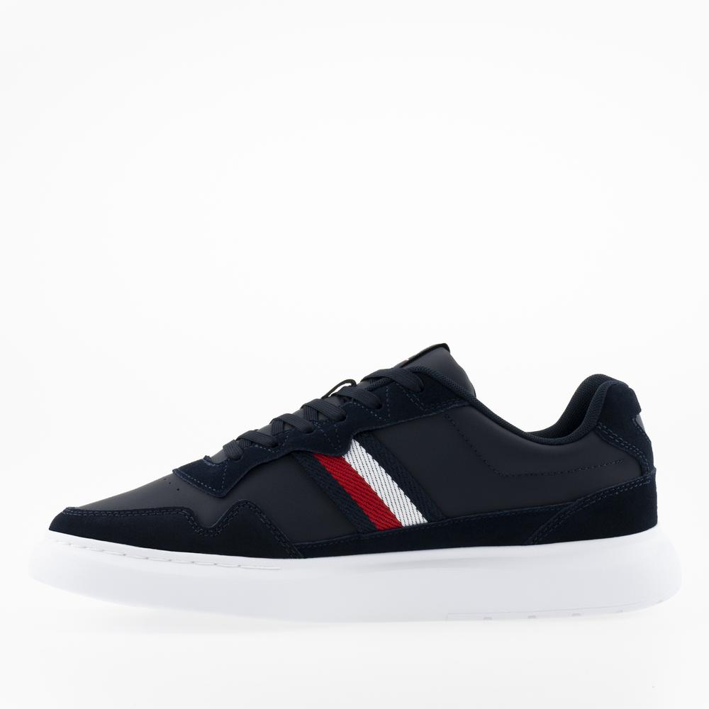 Buty Tommy Hilfiger Lightweight Leather FM0FM04427-DW5 - granatowe