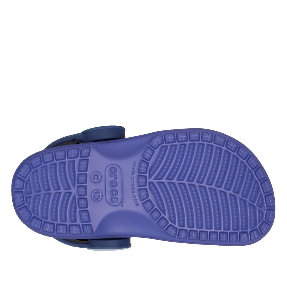 Klapki dziecięce Crocs Imagination Lights Backstrap Clog 211892-4WH - niebieskie