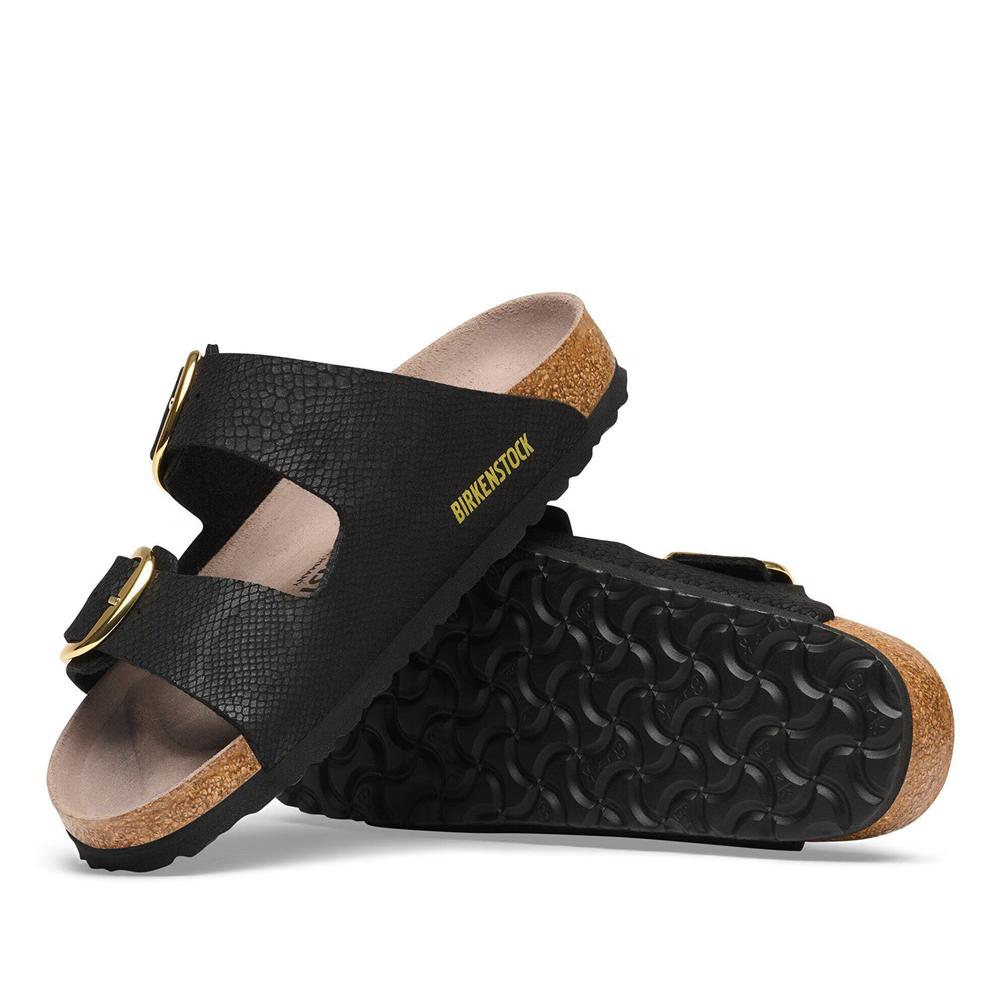 Klapki damskie Birkenstock Arizona Big Buckle 1032881 - czarne