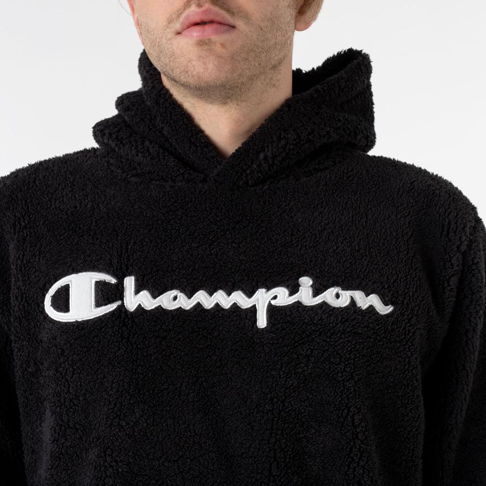 Bluza Champion Polar Hooded Top 214973-KK001 - czarne