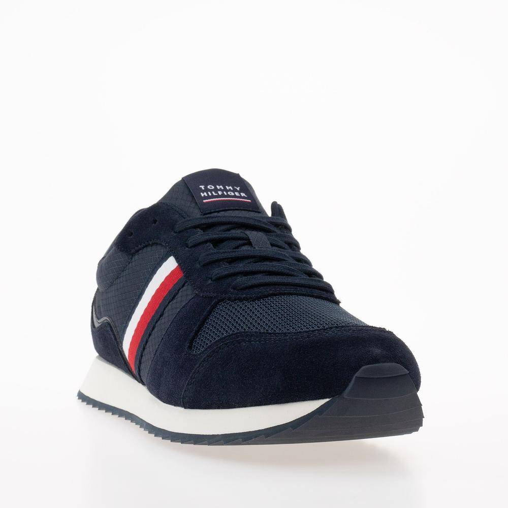 Buty Tommy Hilfiger Runner Evo Mix FM0FM04699-DW5 - granatowe