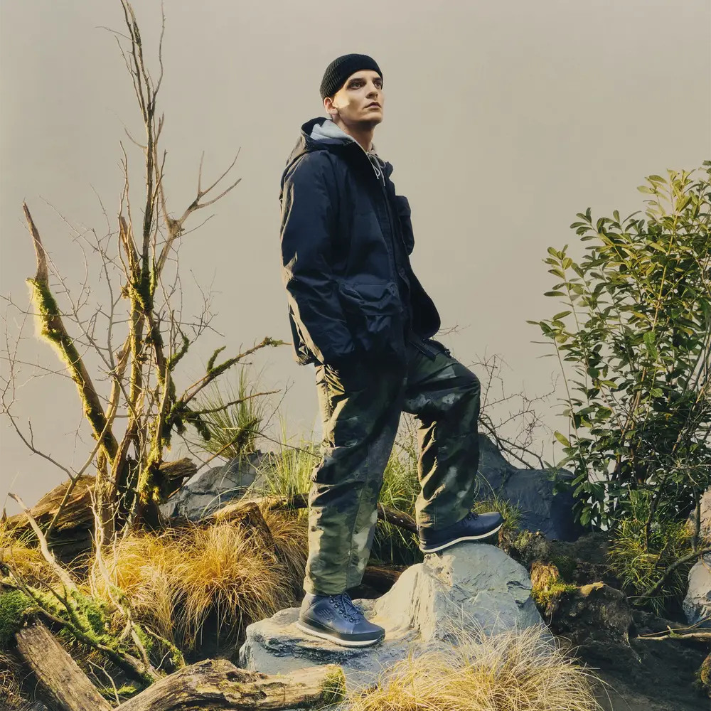 Buty zimowe męskie New Balance H754LFN - granatowe