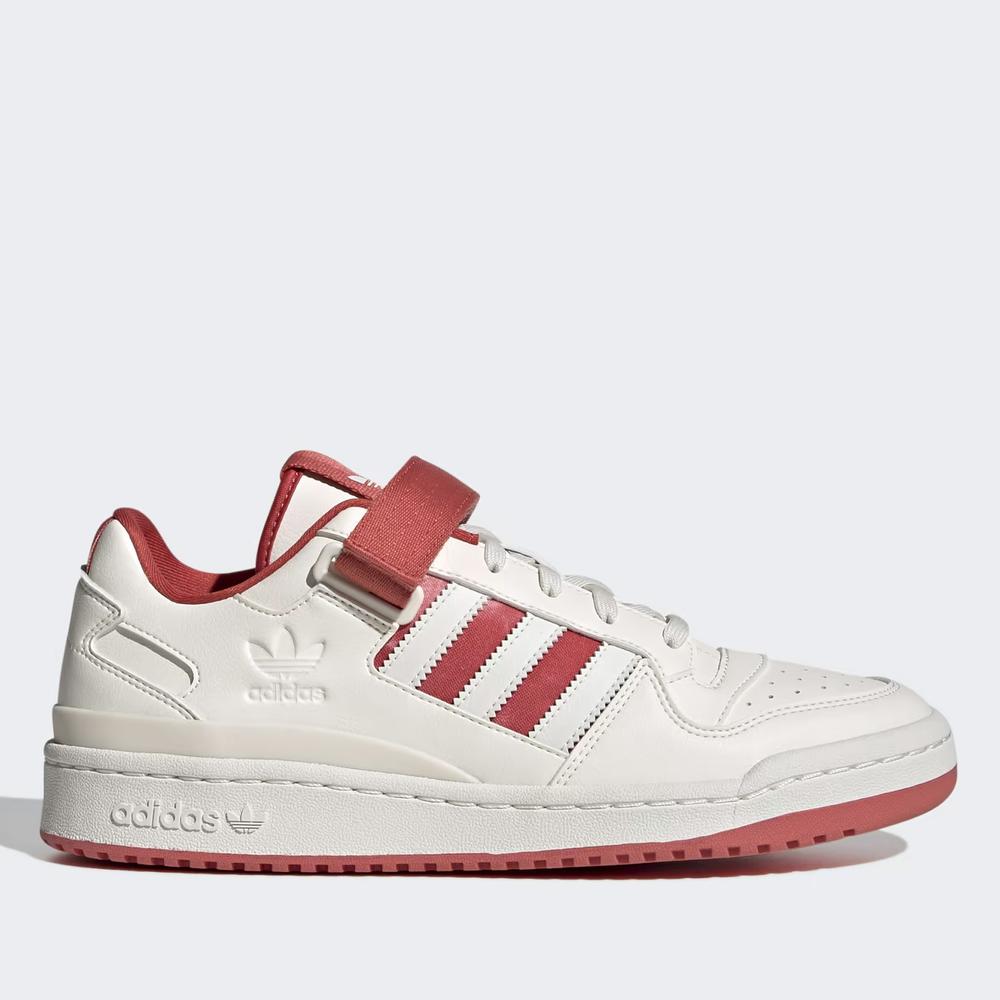 Buty adidas Originals Forum Low GW2043 - kremowo-czerwone