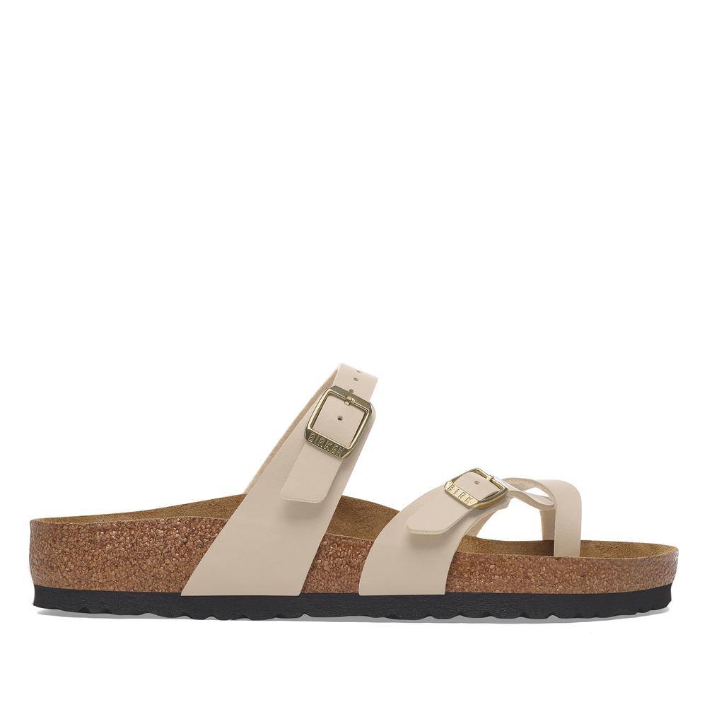 Klapki damskie Birkenstock Mayari BF 1029726 - beżowe