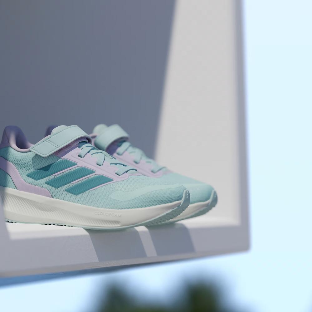 Buty dziecięce adidas Runfalcon 5 JP9403 - miętowe