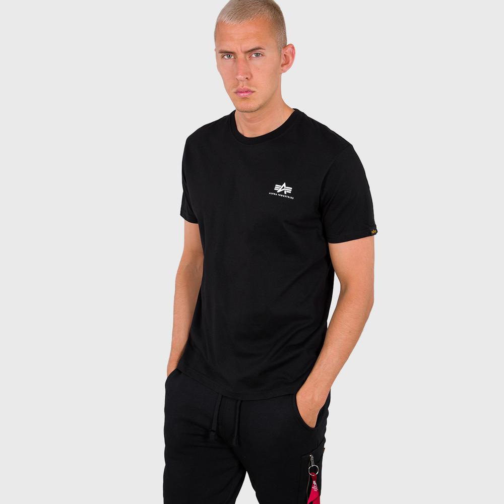 Koszulka Alpha Industries Backprint T 12850703 - czarna