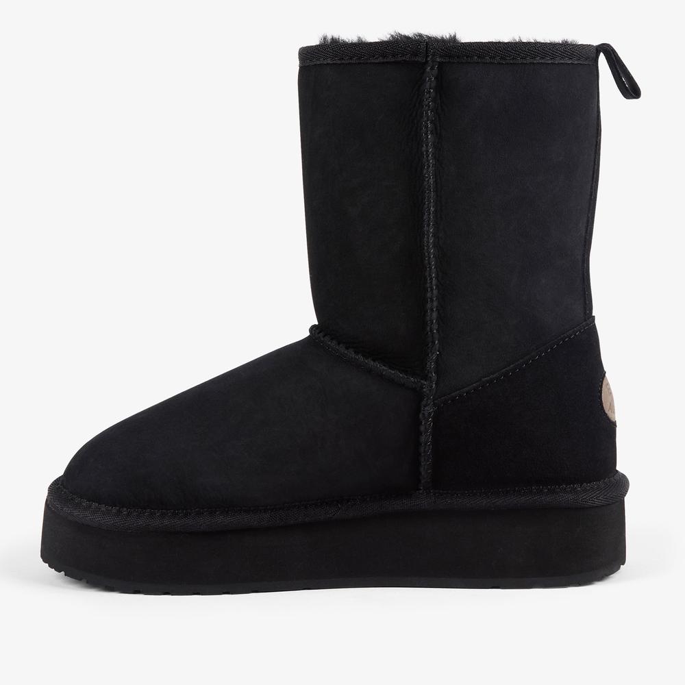 Buty damskie Emu Australia Stinger Lo Flatform W13190BLAK - czarne