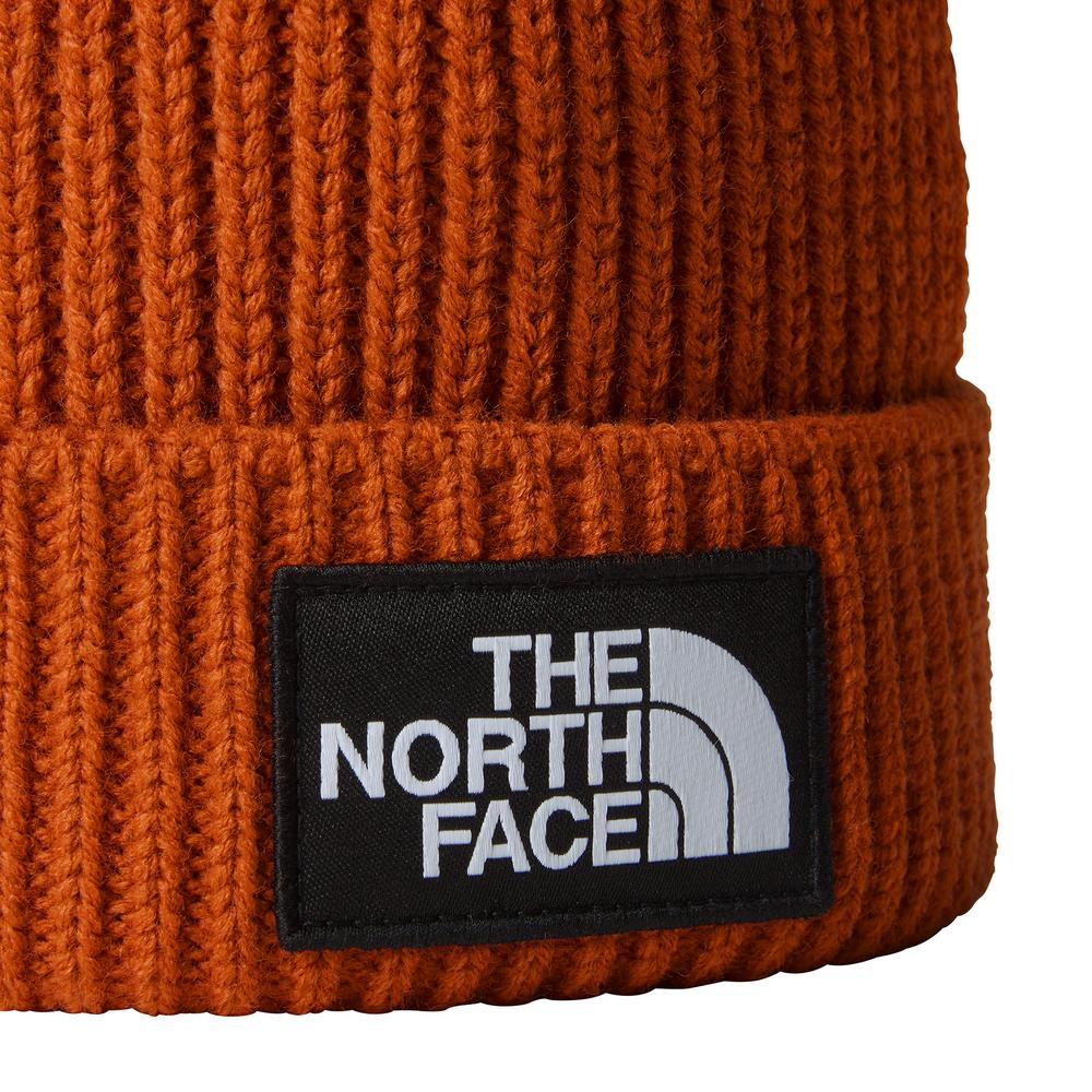 Czapka The North Face Logo Box Pompon Beanie 0A3FN31I01 - brązowa