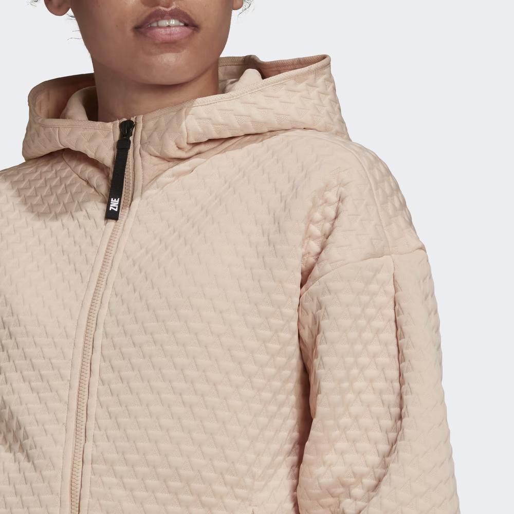 Bluza adidas Z.N.E. Sportswear Full-Zip Hoodie H42063 - różowa