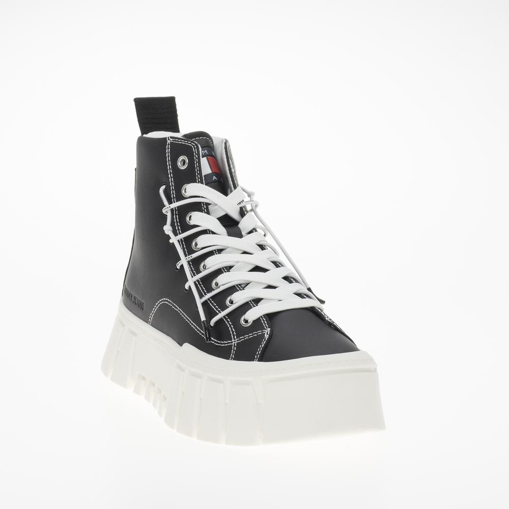 Buty Tommy Jeans TJW Platform MC EN0EN02498-BDS - czarne