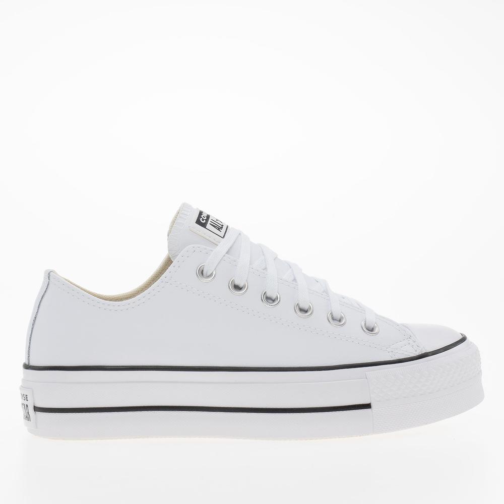 Buty Converse Chuck Taylor All Star Lift Platform Leather 561680C - białe