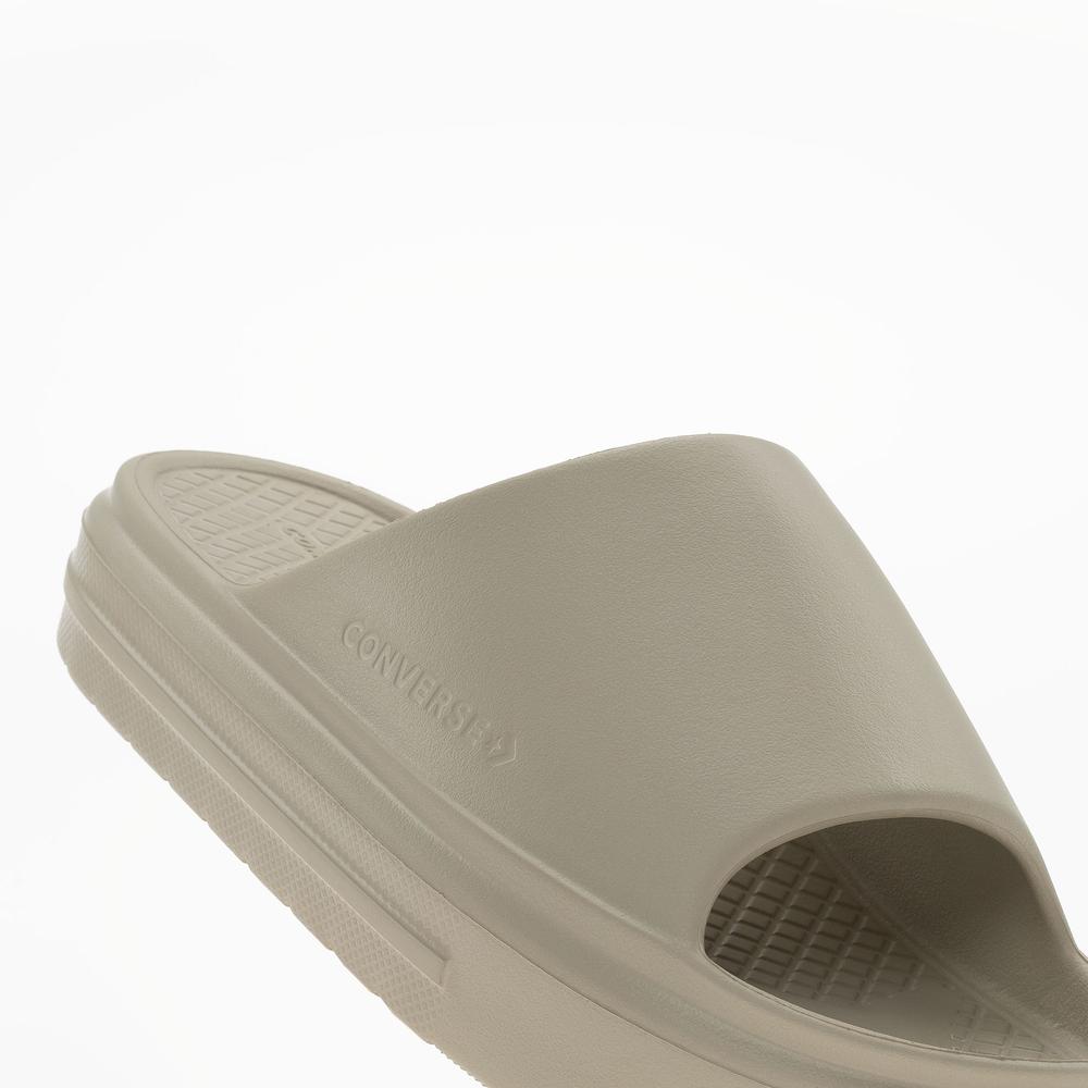 Klapki damskie Converse Essential Slide A12175C - beżowe