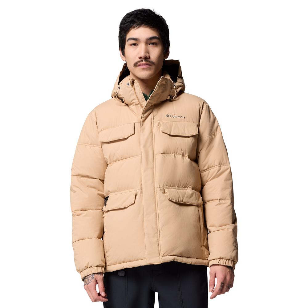 Kurtka męska Columbia Landroamer Hooded Puffer 2088081262 - beżowa
