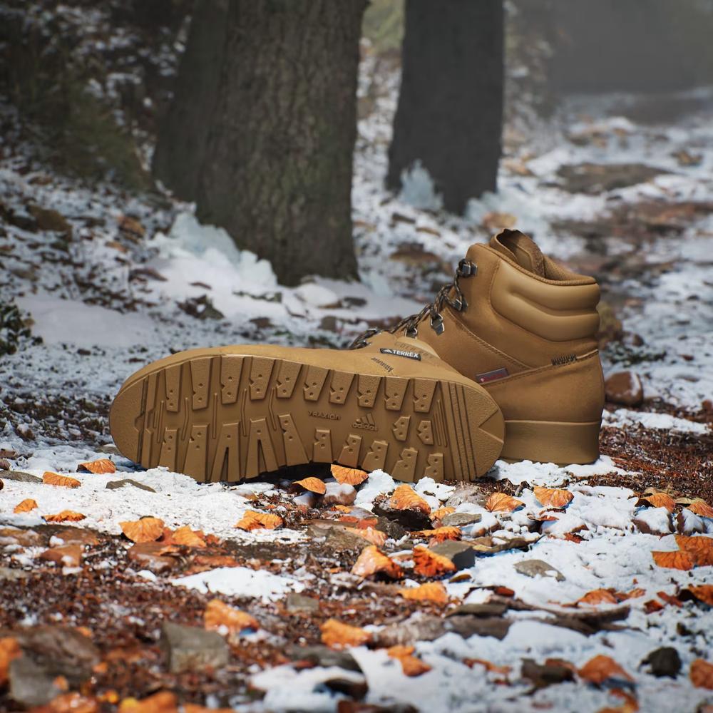 Buty męskie adidas Terrex Snowpitch Cold.Rdy Hiking IH3664 - brązowe