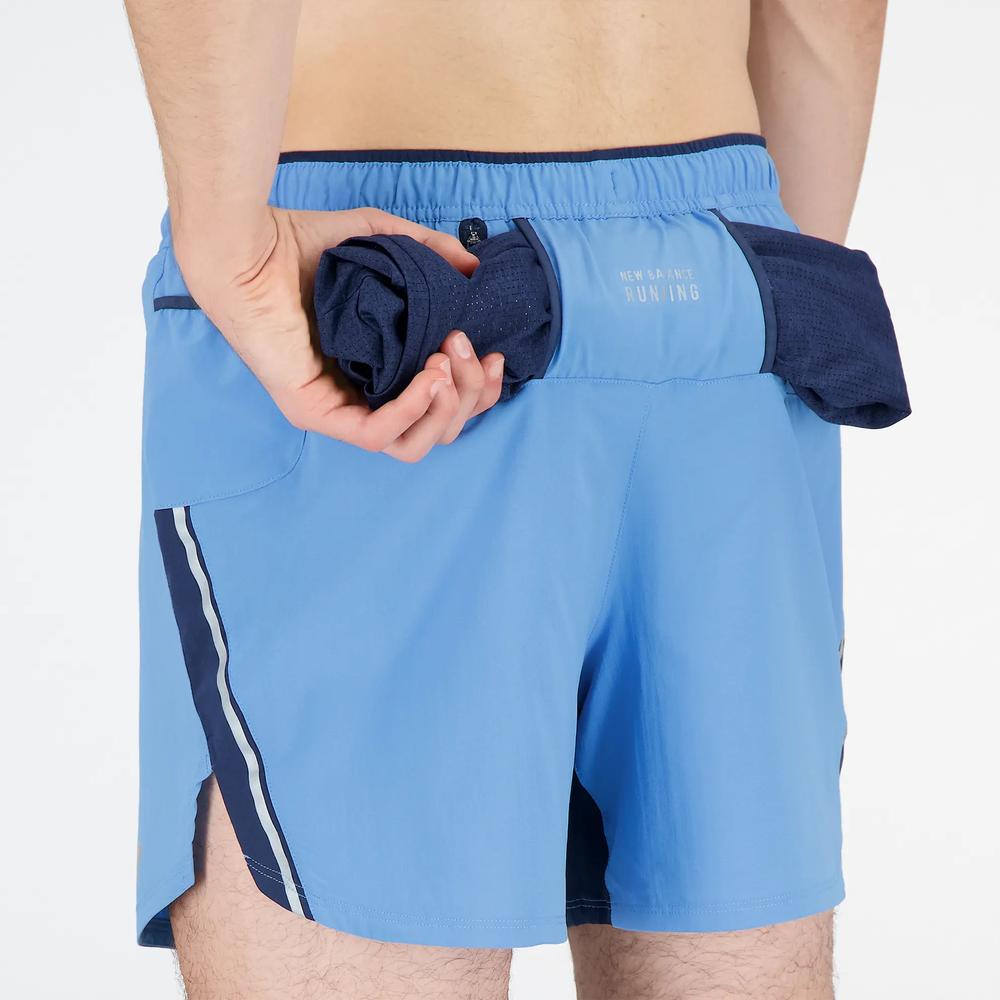 Spodenki New Balance MS21268HER - niebieskie