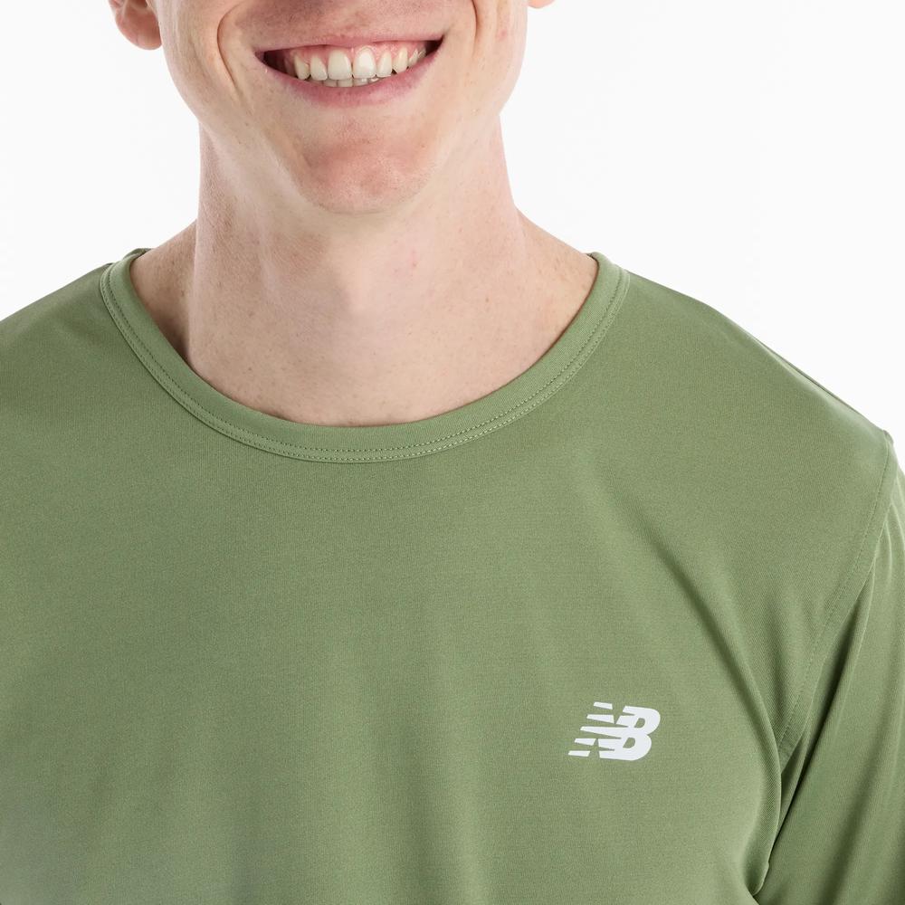 Koszulka męska New Balance MT61O0U4AAR - zielona