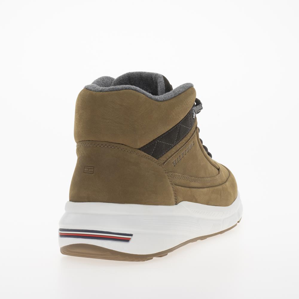 Buty Tommy Hilfiger Warm Nubuck Hybrid FM0FM05189-GWJ - brązowe