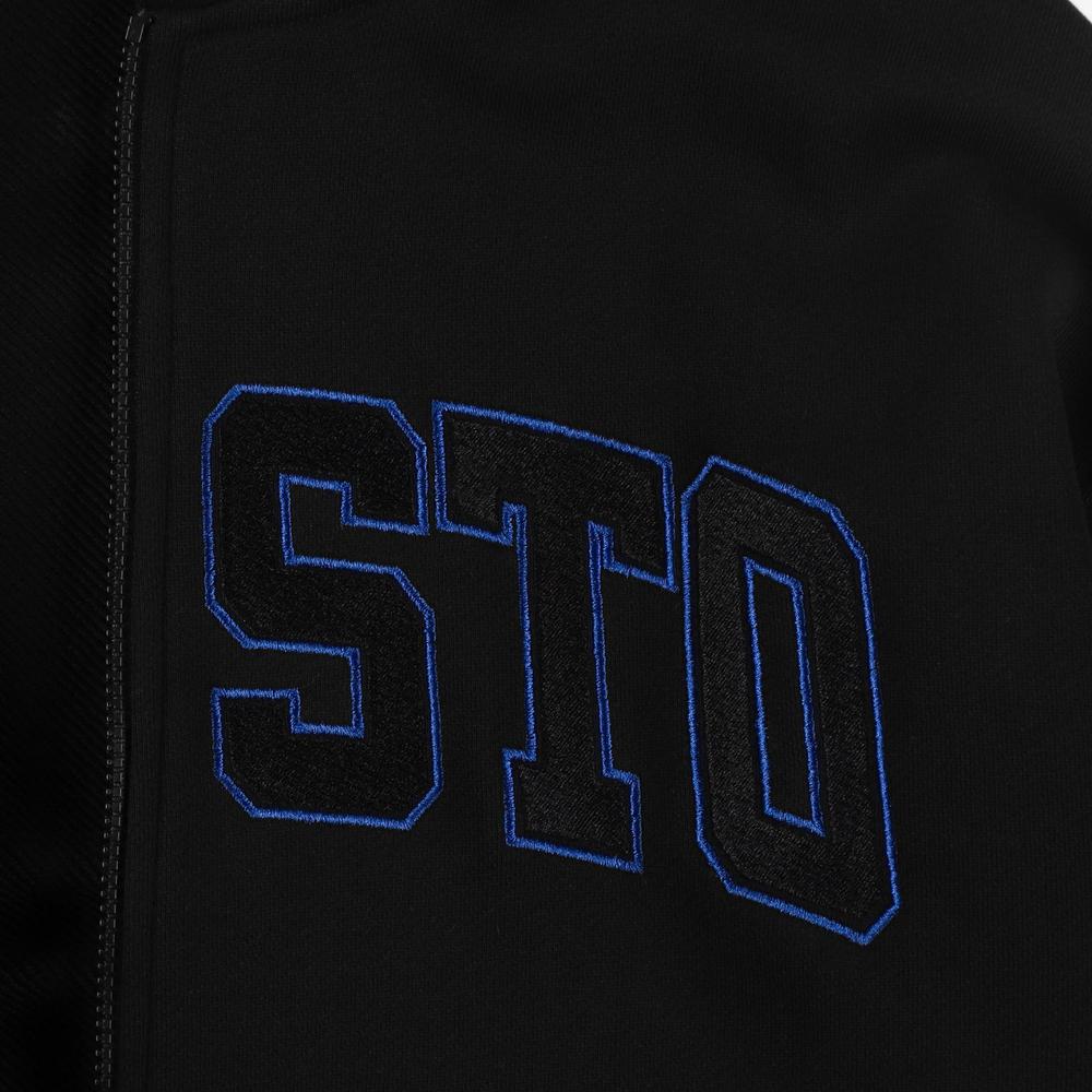 Bluza męska Prosto Zip Hoodie Axel KL251MSWE2181 - czarna