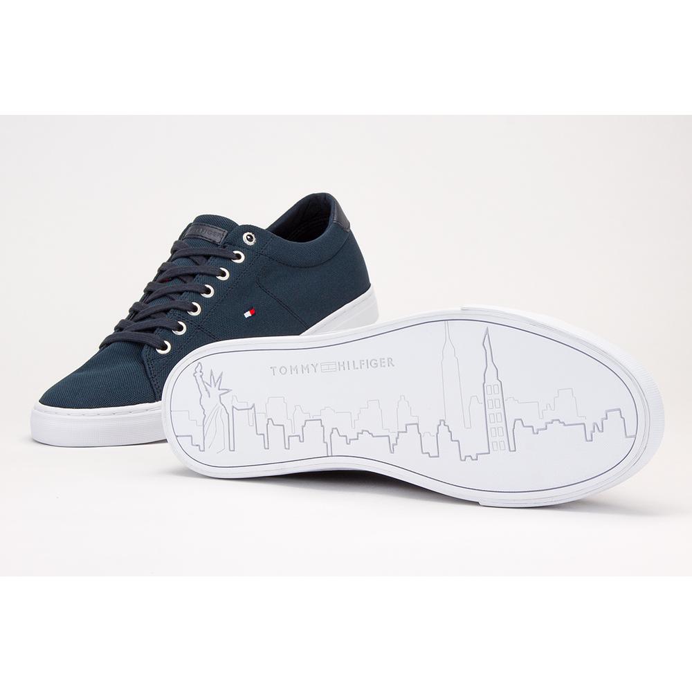 TOMMY HILFIGER TEXTILE LACE-UP TRAINERS > FM0FM02687-DW5