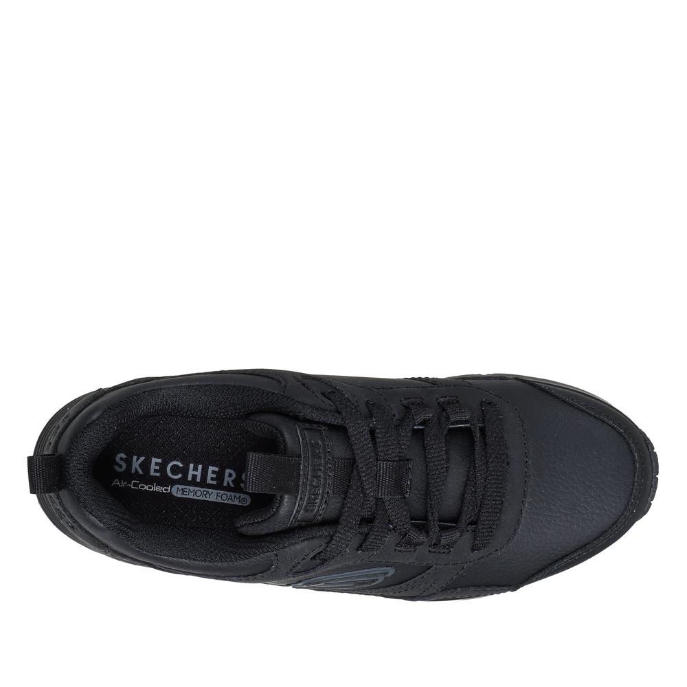 Buty młodzieżowe Skechers Uno Gen 1 Class Edge 417004LBBK - czarne