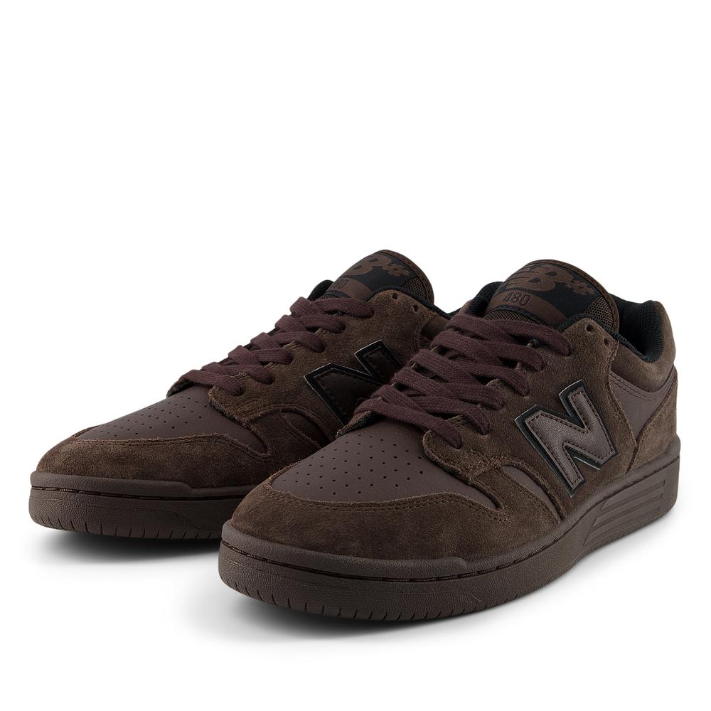 Buty męskie New Balance Numeric UN480CHC - brązowe